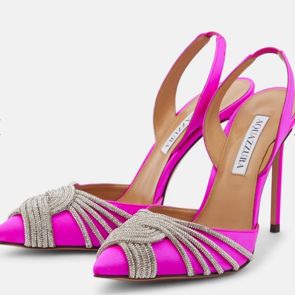 Pink Diamond Aquazzura Heels - Picture 5 of 12